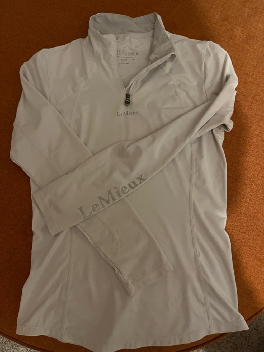 LeMieux White Baselayer Size 2